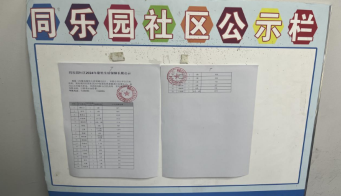 村居公示公开栏